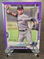 2021 Bowman Prospects Purple #BP110 Jose Salas /250