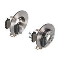 Brembo Bremsscheiben Ø256Mm + BremsbelÄGe Hinten FÜR VW Golf 5 6 5K1 Touran