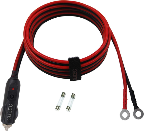 Heavy-Duty 14AWG 20A Male Plug Cigarette Lighter Adapter Power Supply Cord with - Picture 5 of 12