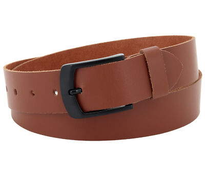 Ledergürtel 100% Echtleder,4 cm Gürtel MADE IN GERMANY, Hellbraun, EB558