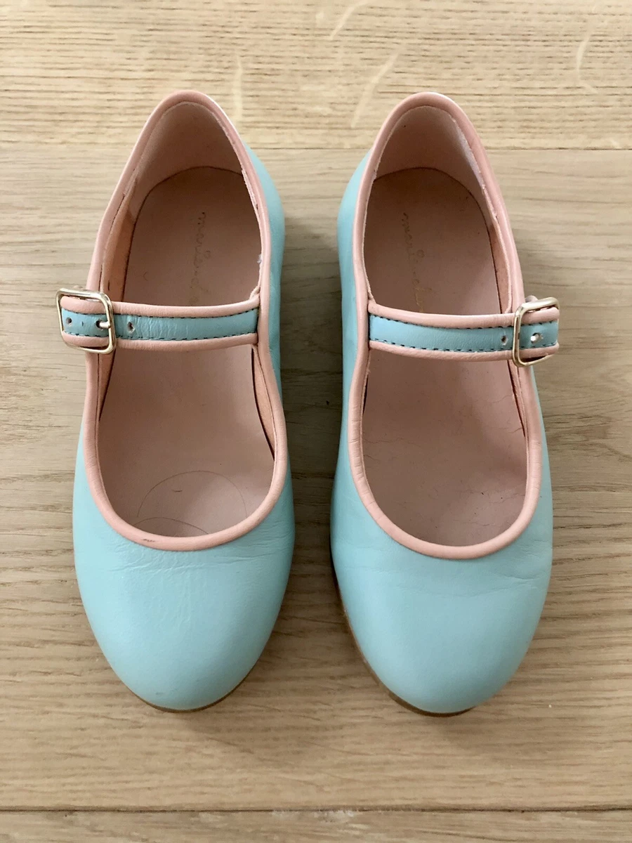 Marie Chantal Turquoise Mary Jane s Kenya Shoes Size 26