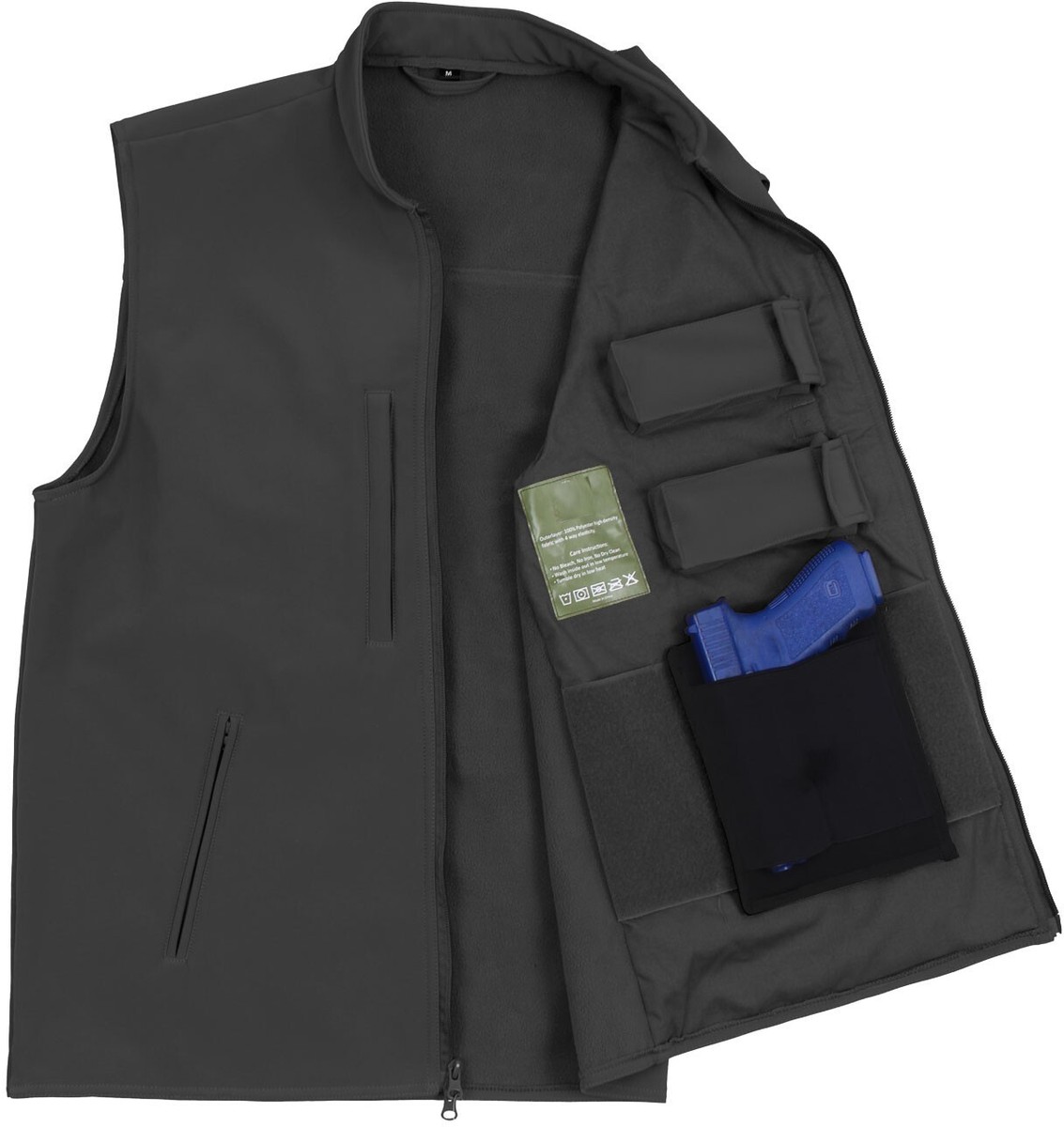 Professional Tactical Concealed Carry Vest Waterproof Soft Shell