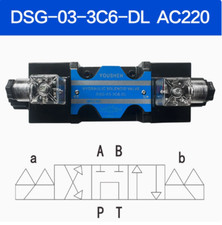 1pcs Electromagnetic directional valve of hydraulic valve DSG-03-3C6-DL-220V