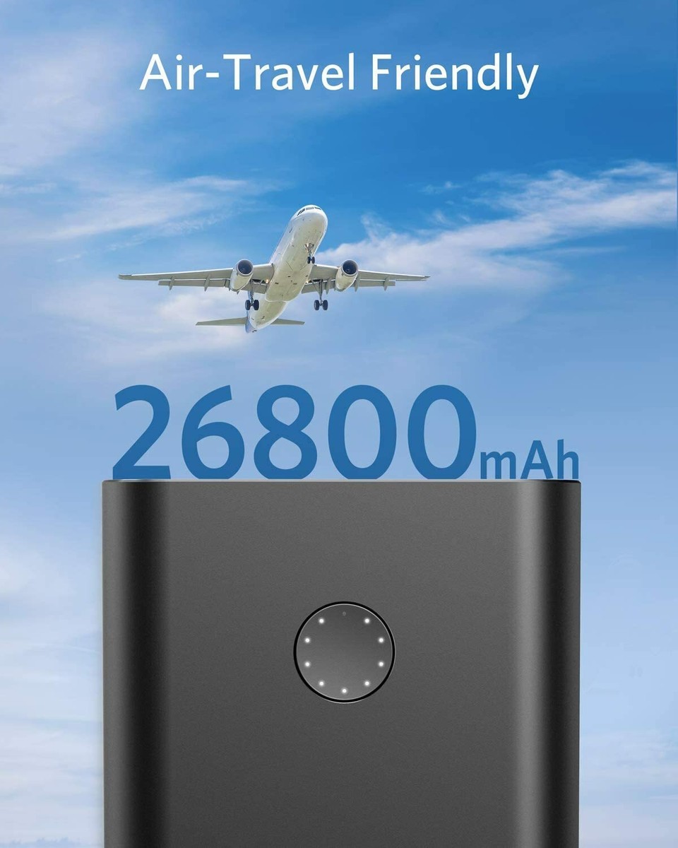 Anker PowerCore+ 26800mAh PD 45W with 60W PD Charger Power