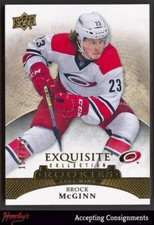 2015-16 Upper Deck Exquisite Collection #R8 Brock McGinn Rookie RC 154/399