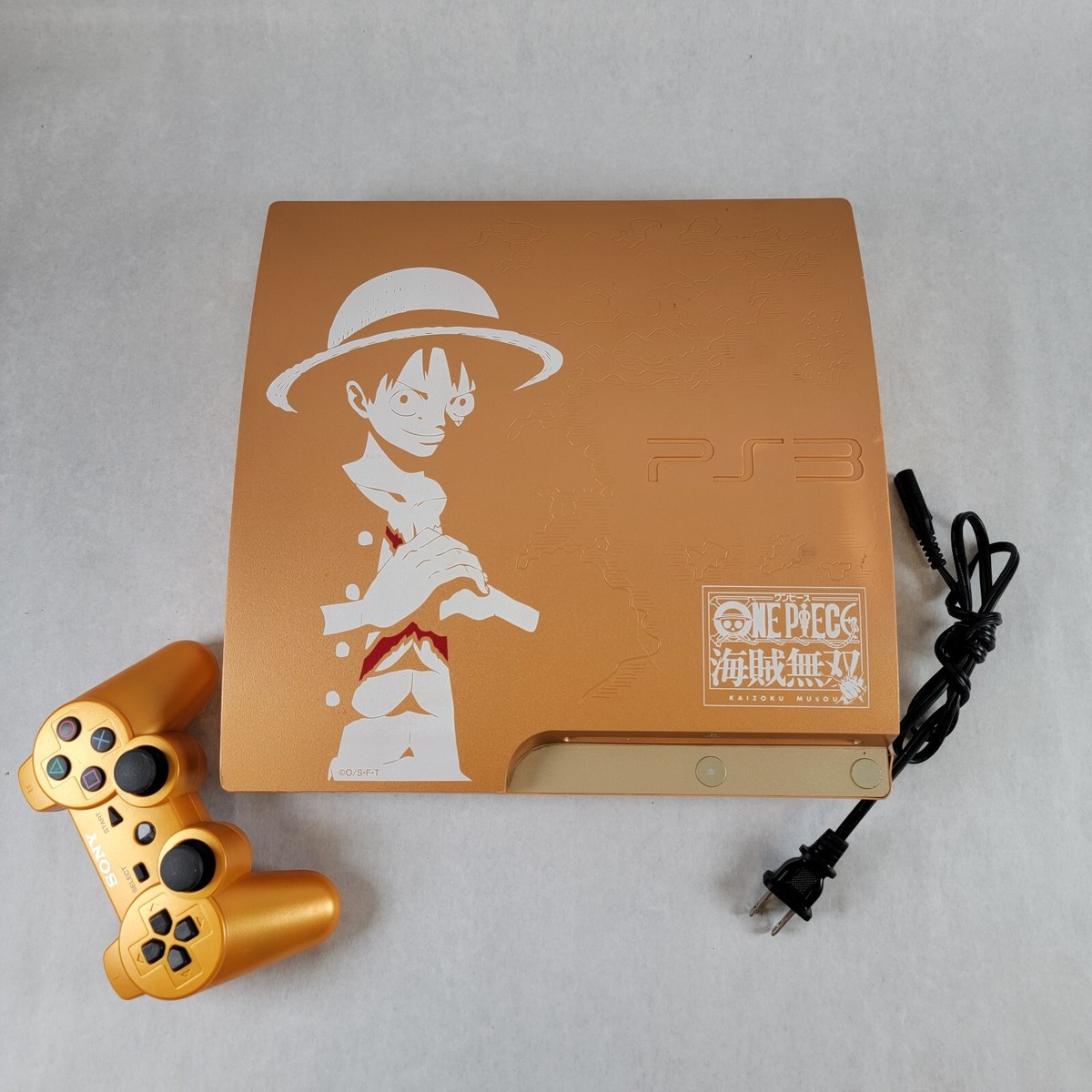 PlayStation - (本体)プレイステーション3 PlayStation3 ワンピース 海賊無双 GOLD EDITION HDD320GB(CEJH-10021) ソニー・コンピュータエンタテインメント Sony PlayStation 3 PS3 One Piece Kaizoku Musou Gold Edition