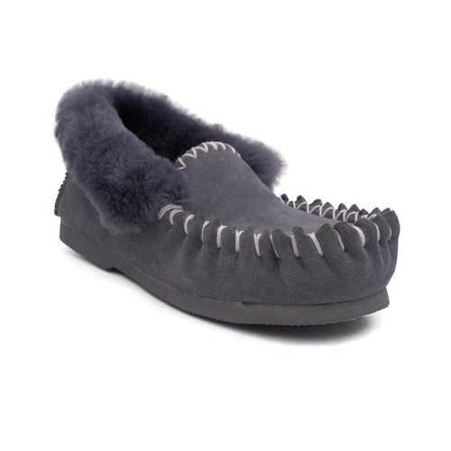 Women's Men's 100% Australian Sheepskin Moccasins Slippers UGGs - Picture 7 of 8