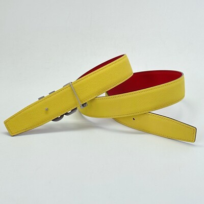Handmade 32mm Reversible leather belt size 80,85,90 Free economy shipping