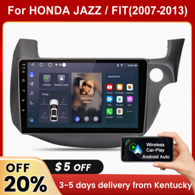 For Honda Fit Jazz 2007-2013 Android 13 GPS Navi CarPlay WiFi Car Stereo Radio