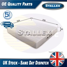 Fits Honda CR-V 2006- Civic 2005- Accord 1990- Cabin Filter Stallex