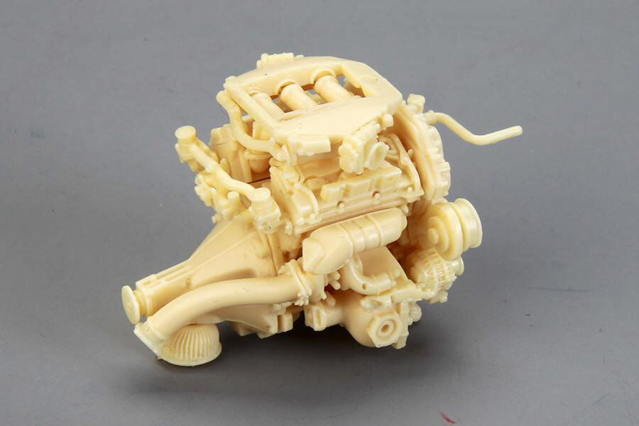 Hobby Design 1/24 Nissan GT-R R35 Engine VR38DETT Detail Up