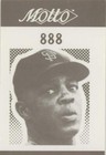 1987 Motto Game Cards - Willie Mays #888