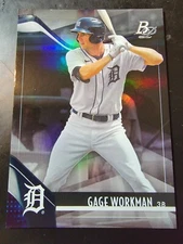 2021 Bowman Platinum Baseball #TOP-55 Gage Workman 