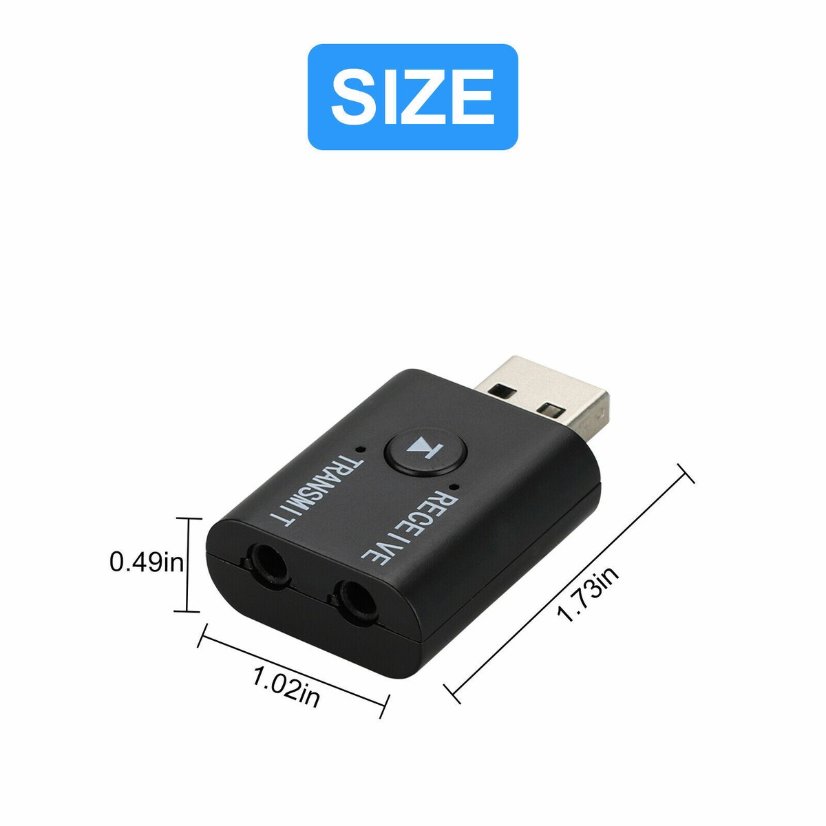 Bluetooth-zenderontvanger twee in één
