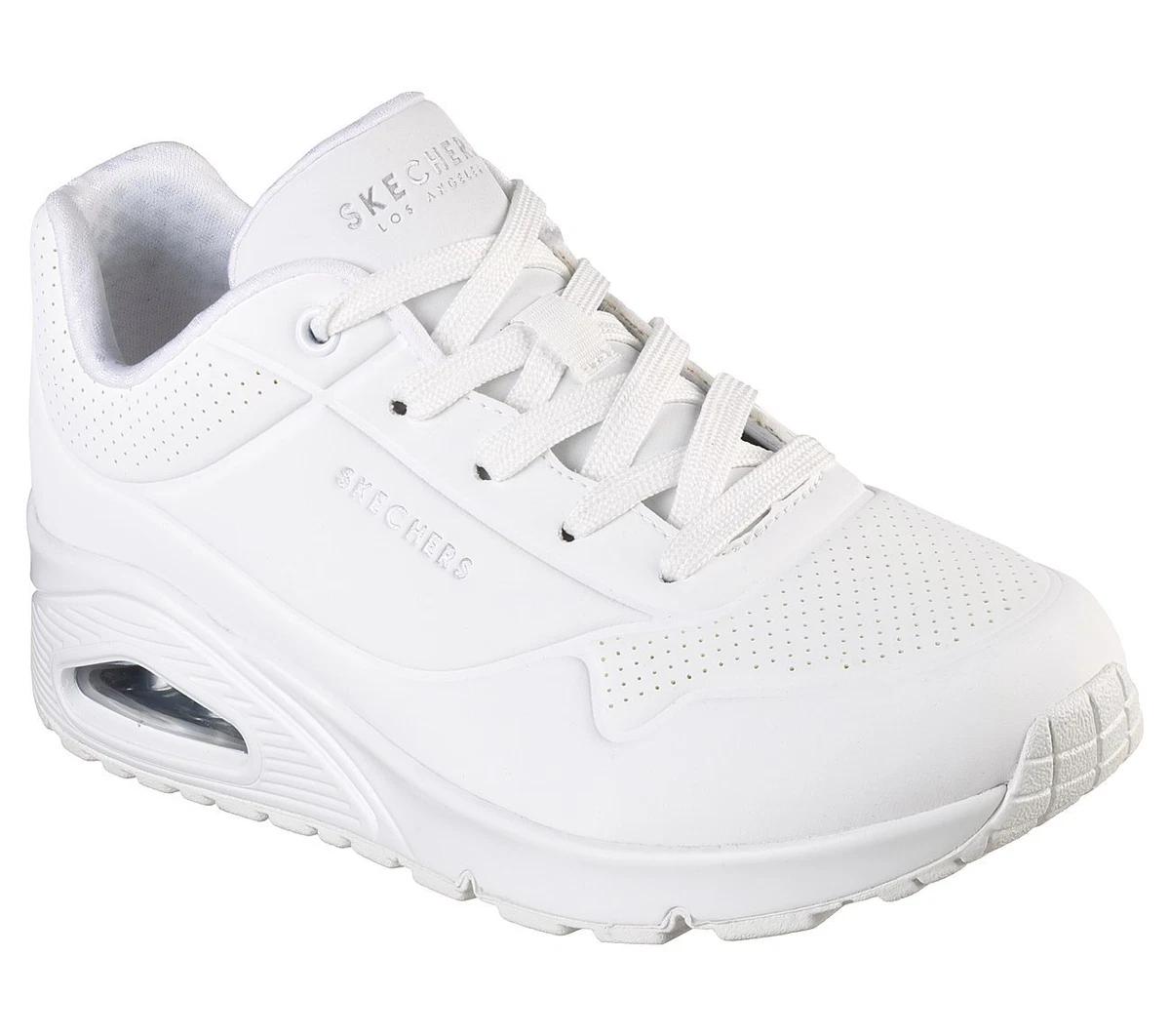 Skechers lace up cheap sneakers mujer blanco