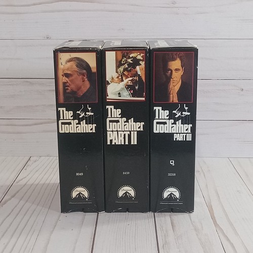 The Godfather Trilogy VHS Tape Set - All 3 Movies FREE SHIPPING - Picture 3 of 18