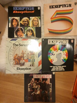 EKSEPTION  5 X  LP Sammlung Konvolut  ....  ORIGINAL 1. Pressungen 