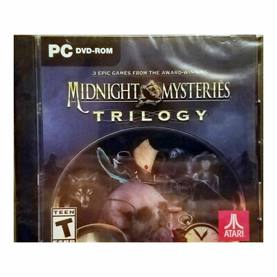 Midnight Mysteries Trilogy Hidden Object PC Games Windows 7 & up Computer Atari