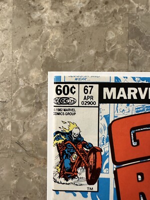Ghost Rider #67 (1982 Marvel Comics) - FN+ | eBay