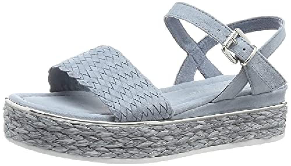 (TG. 41 EU) MARCO TOZZI 2-2-28764-36, Sandali Donna, Jeans, 41 EU - NUOVO