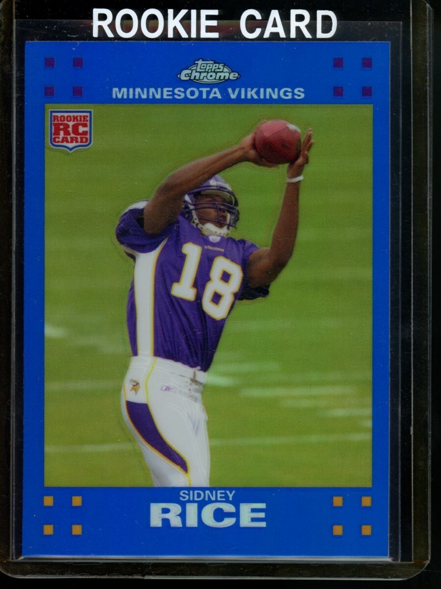 2007 Topps Chrome #TC204 Sidney Rice Refractor Minnesota Vikings FREE Shipping