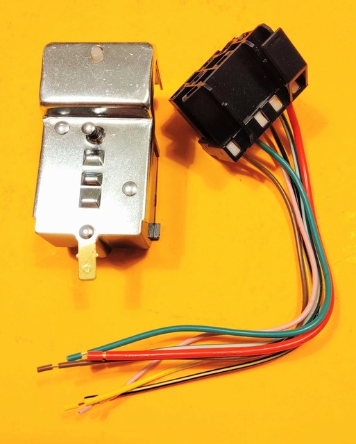 for Mopar Headlight Switch&Repair Harness Kit 1962-76 A-Body Dodge Dart