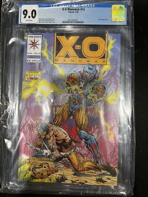 CGC 9 X-O MANOWAR #14 VALIANT TUROK BART SEARS | eBay