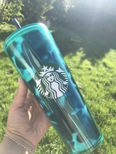 STARBUCKS - 2019 TURQUOISE TORTOISE - VENTI 24oz TUMBLER Mermaid Water