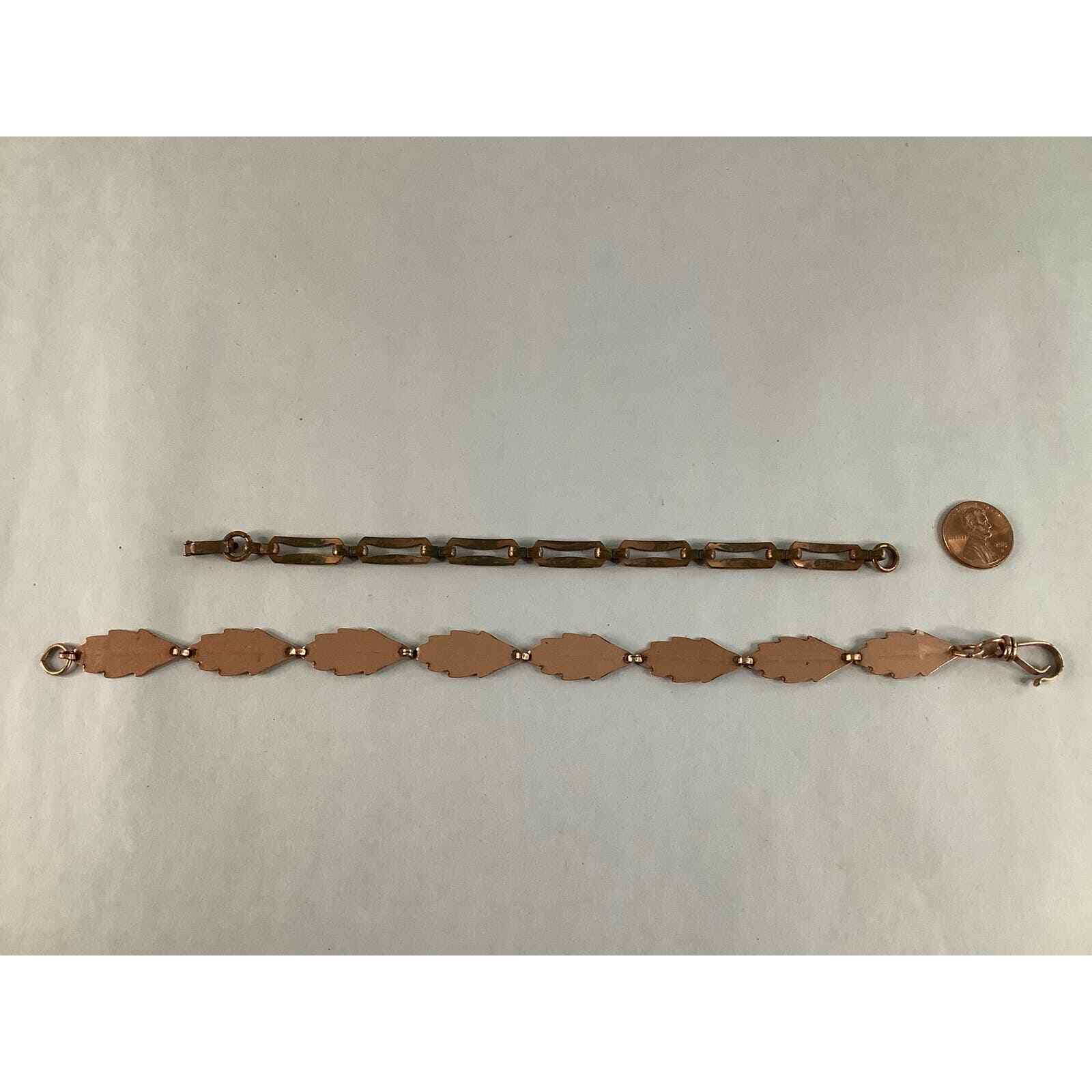 Solid Copper Bracelets, Set of Two - image 5
