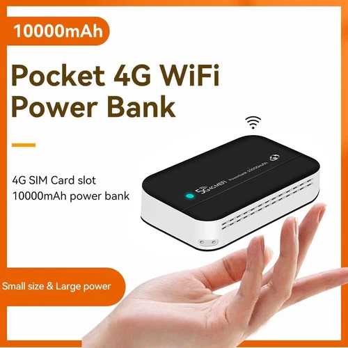 4G LTE Mobile Router 10000mAh Portable Power Bank WiFi for Outdoor Trip Internet - Picture 5 of 14