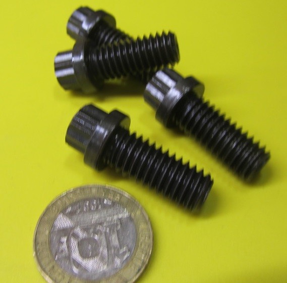 Bullone Flangiato A 12 Punti, Acciaio, 3/8-16 X 1 Pollice, Confezione Da 25 Pezzi, Basic - 2