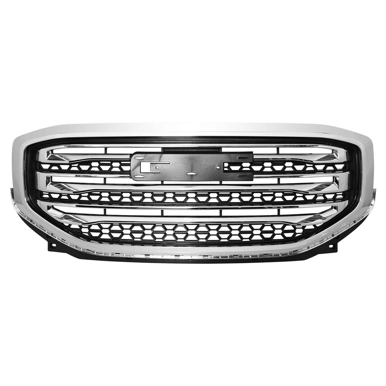 Front Bumper Cover Grille SLE SLT Assembly Kit Set For GMC Acadia 2017 2018 2019