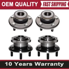 4pack Front and Rear Wheel Bearing Hubs for 2009 2010 2011-2014 Dodge Charger CW