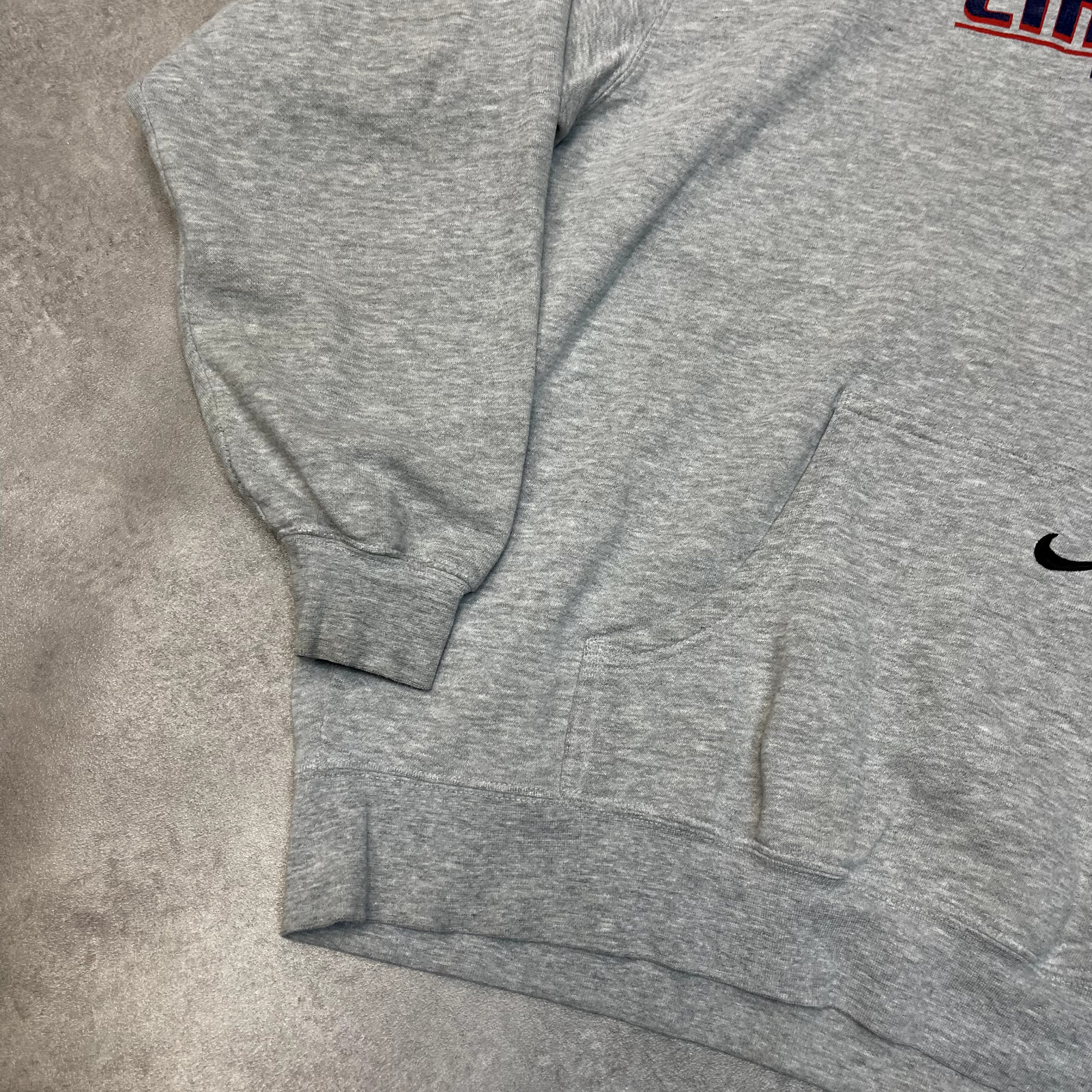 Nike Lindbergh Football Hoodie Mens 2XL Graphic Pullover Sweatshirt, Grey image 5