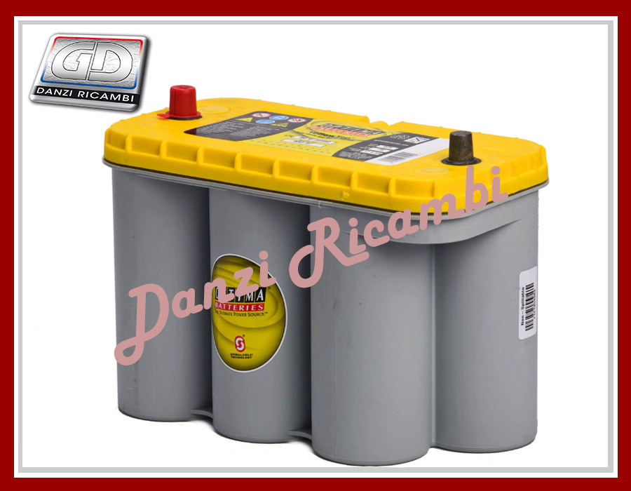 BATTERIA OPTIMA®YELLOW TOP 55AH765A YTU4.2 SERVIZI AVVIAMENTO CAMPER FUORISTRADA