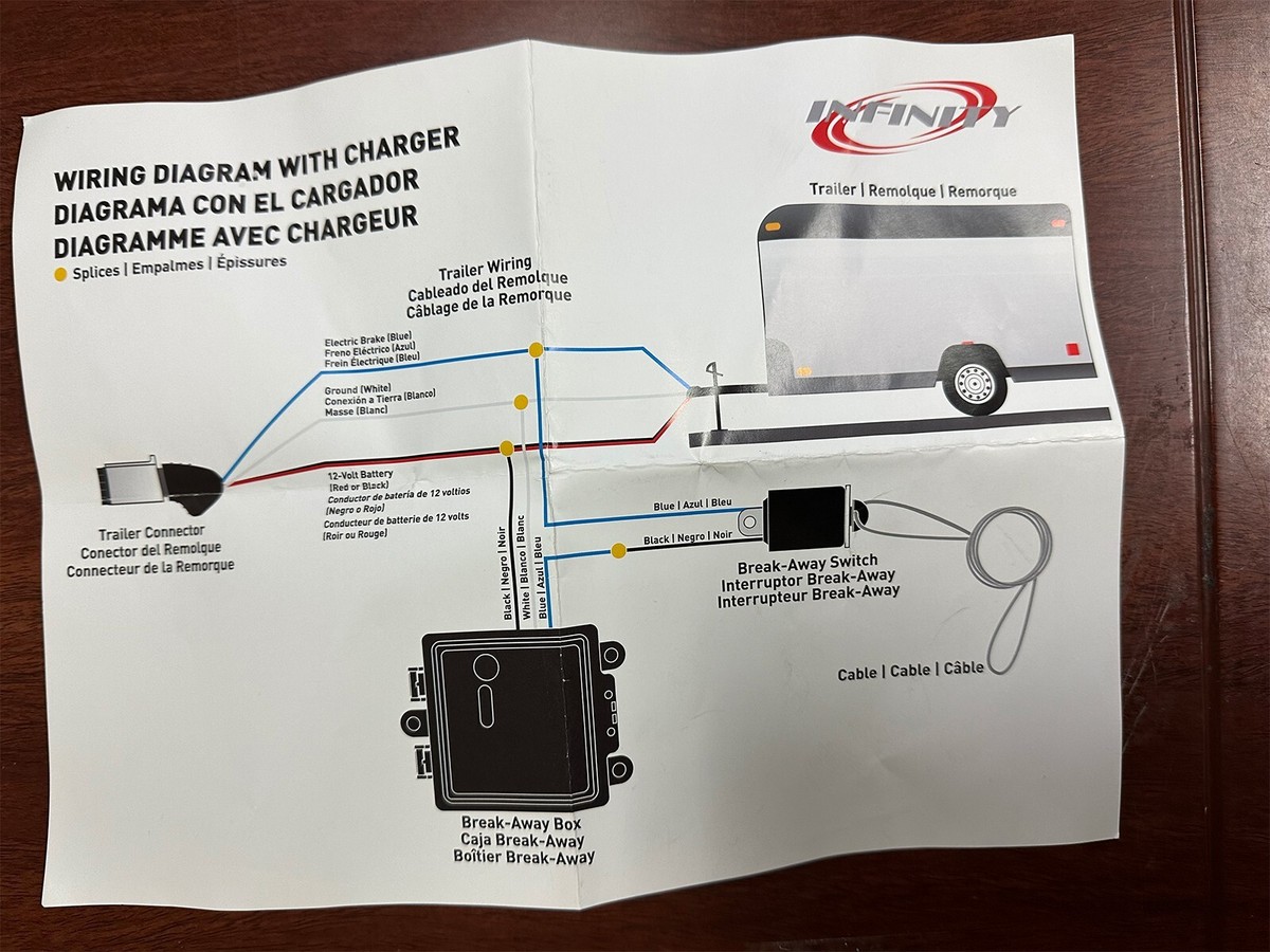 Trailer Breakaway System Trailer Break Away System With LED Battery ...
