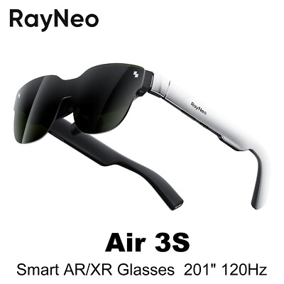 TCL RayNeo Air 3S Smart AR Glasses 201'' Micro OLED FHD HueView Mega Screen 120Hz