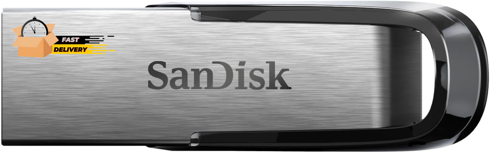 128GB SanDisk Ultra Flair USB 3.0 Flash Drive - Fast Transfer Speeds Black SDCZ73