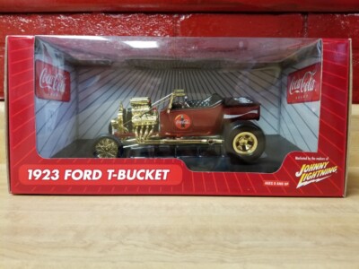 Buy 1923 Ford T Bucket Johnny Lightning Coca Cola 1 18 Scale