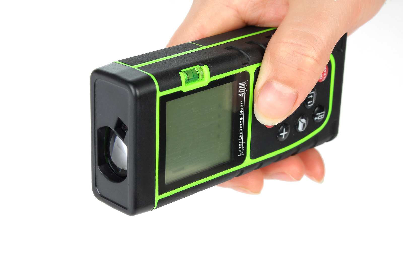 40m Digital Laser Distance Meter Measurer Area Volume Range Finder Measure