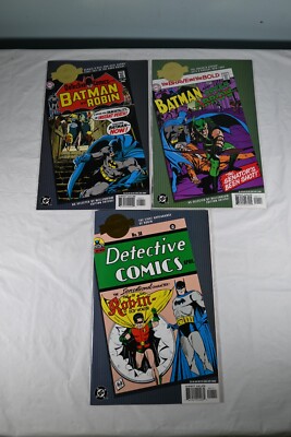 DC Millennium Edition Lot: Detective Comics #38 & #395, & Brave and the Bold #85