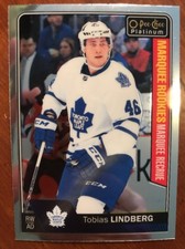 2016-17 UD Opee Chee Platinum Marquee Rookie #168 Tobias Lindberg