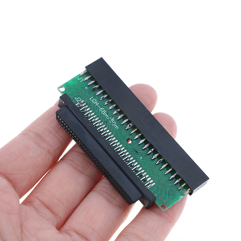 SCSI HD 68 pin to IDC 50 pin adapter card SCSI 6850 femalefemale EC3C