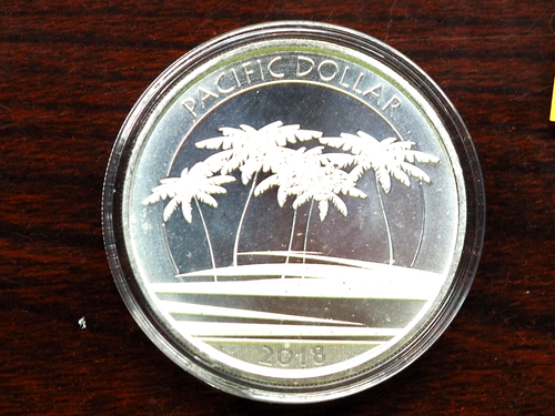 2018 $1.00 FIJI PACIFIC DOLLAR 1 OZ .999 FINE SILVER