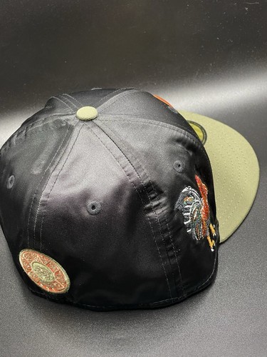 New Era 59Fifty 7 5/8 Fitted Mexico Hat Exclusive Gallo Aztec Calendar 5950 Cap - Picture 7 of 10