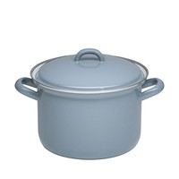 Riess Fleischtopf Mit Deckel 20Cm,3.5L Emaille Grau