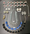 Vintage Costume Jewelry ALL WEARABLE, Lot Some Signed, Sarah Cov., Lisner, Coro