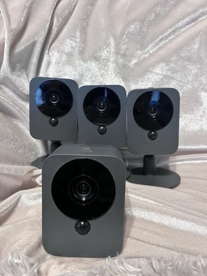 Blue by ADT Wired Wi-Fi IP Surveillance Cameras Color Mode 4-Pack Gray