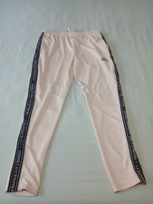 Adidas The Brand With The 3 Stripes Cream Track Pants Mens Sz L Large Climacool