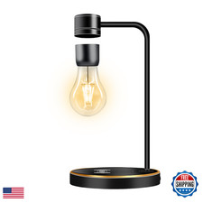 Vgazer Floating Light Bulbwireless Charger Magnetic Levitation Bulb Night